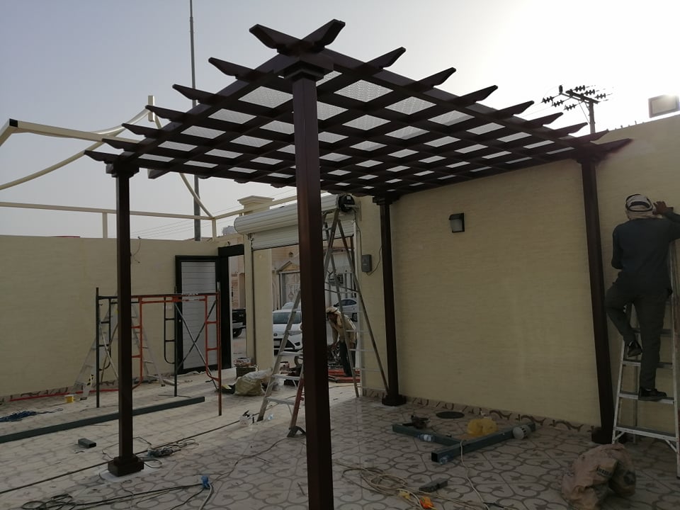 مظلات جلسات حدائق تركيب مظلة جلسة الشكل الجديد الرياض P_1964po0673