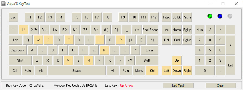  برنامج اختبار لوحة المفاتيح الكيبورد للاب توب او كيبود ديسك  P_2576wm9ya1