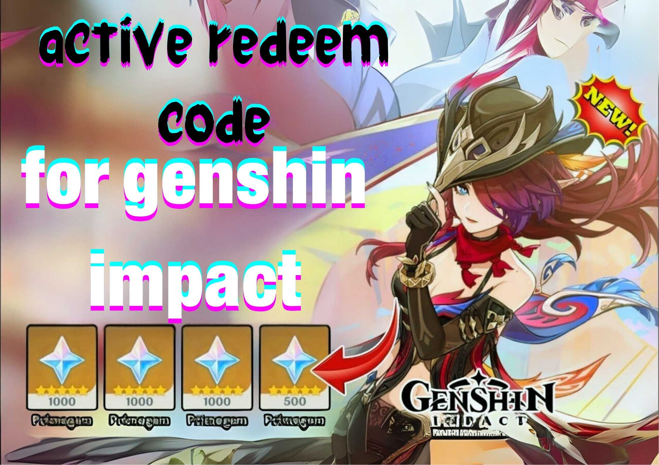 Active Redeem Code for Genshin Impact : Current Codes & How to Redeem